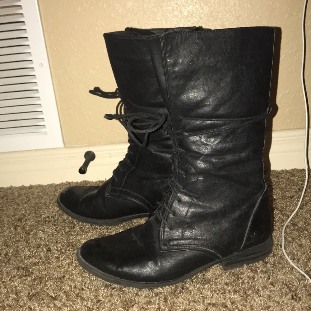 Hipster combat boots